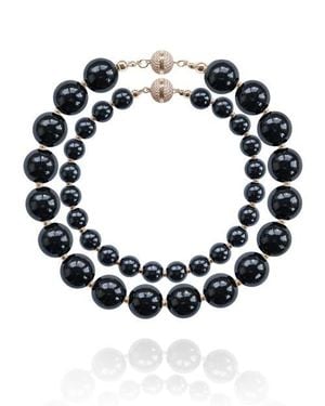 Saule Label Siena Duo Necklace - Black
