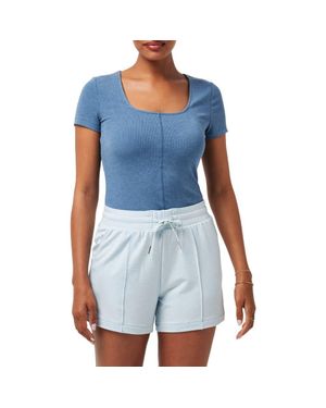 Travis Mathew Tranquility Cloud Rib T-Shirt - Blue