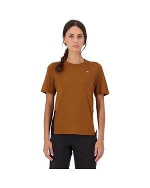 Mons Royale Tarn Merino Shift Short-Sleeve Shirt - Brown