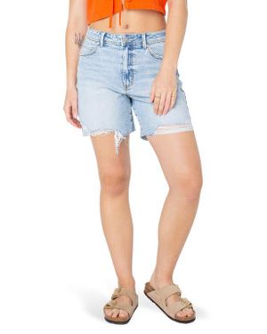 Roxy The Icon Cutoff Denim Shorts - Blue