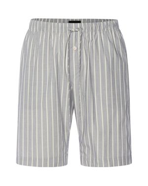 Hanro Night And Day Drawstring Cotton Shorts - Gray