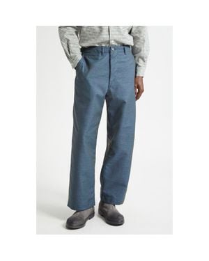 Beams Plus Mil Iridescent Twill Pants - Blue