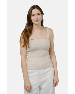 1People-US Ulaanbaatar Strap Top - Multicolor