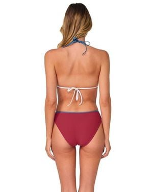 Swim Systems Berkeley Hipster Bikini Swim Bottoms - Red