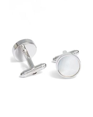 CLIFTON WILSON Mother-Of-Pearl Cuff Links - White