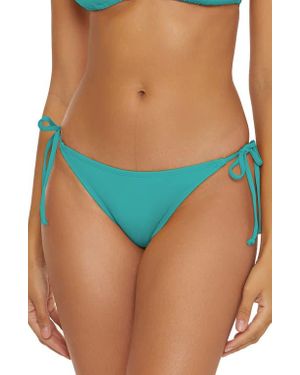 BCA by Rebecca Virtue Side Tie Bikini Bottoms - Blue
