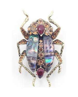 Bill Skinner Studio Bejewelled Statement Brooch - Blue