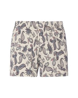 Hanro Fancy Jersey Cotton Knit Boxers - White