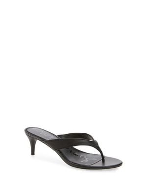 Sam Edelman Amie Kitten Heel Flip Flop - Black
