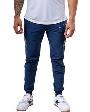 Maceoo Performance Sweatpants - Blue