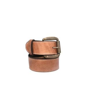 Bed Stu Meander Belt - White