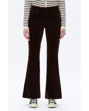 Bayeas Flare Corduroy Pants - Black