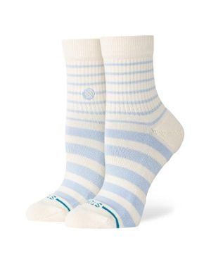 Stance Vista Quarter Socks - White