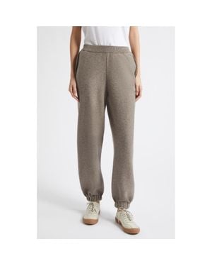 Johnstons of Elgin Reel Cashmere Sweatpants - Gray