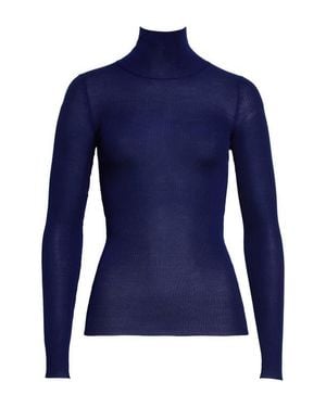 Jil Sander Slim Fit Wool Sweater - Blue