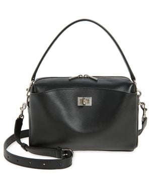 Balenciaga Rodeo Leather Camera Bag - Black