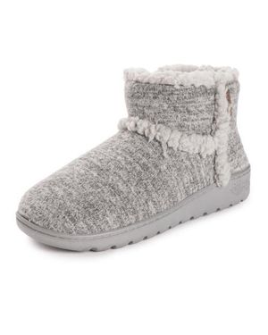 Muk Luks Aubree Bootie Slipper - Gray