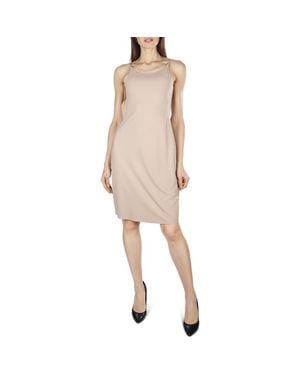 Memoi Bonded Cami Slip - Natural