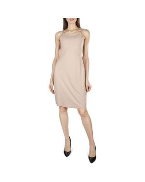 Memoi Bonded Cami Slip - Natural