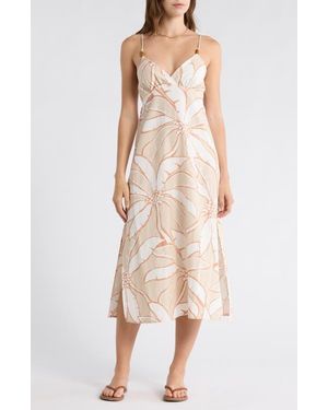 Billabong Tropic Breeze Midi Sundress - Natural