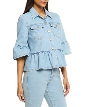 Cinq À Sept Mandie Denim Jacket - Blue