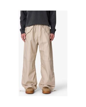 MNML Baggy Military Cargo Pants - Natural