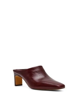 Steve Madden Jamason Leather Heeled Mule - Brown