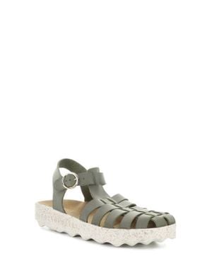 ASPORTUGUESAS Calix Slingback Fisherman Sandal - White