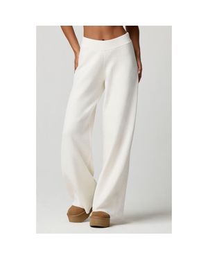 Florence By Mills Chenille Wide Leg Pants - White