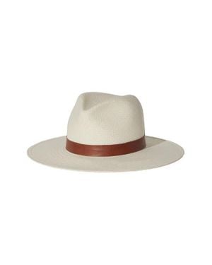 Janessa Leone Michon Packable Fedora - White