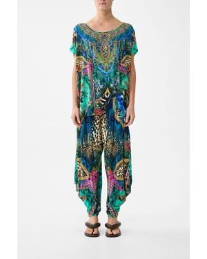 CAMILLA Loose Fit Tee - Blue