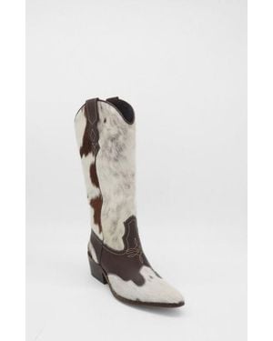 Stivali New York Nirvana Western Cowboy Boots - White