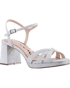 Nina Bevlyn Block Heel Sandal - White