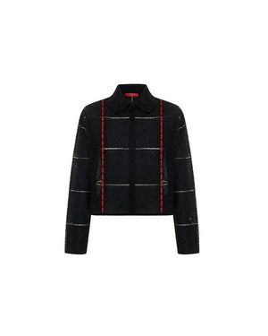 Pcfg The Broderie Anglaise Edit Embroidered Detail Shirt - Black