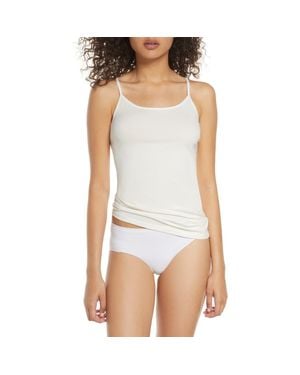 Felina Scoop Neck Knit Camisole - White