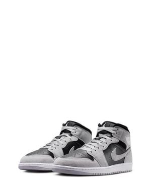 Nike Air Jordan 1 Mid Basketball Sneaker - White