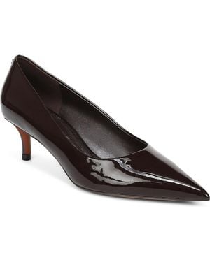 Sam Edelman Summer Pointed Toe Kitten Heel Pump - Black