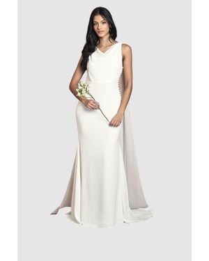Coast Petite Chiffon Maxi Dress - Natural