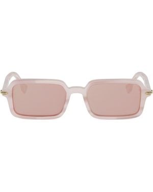 Fendi Selleria Rectangular Sunglasses - Pink