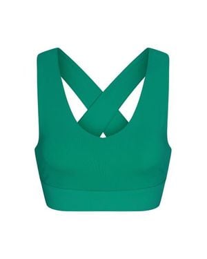 PB5star X-Over Back Sports Bra - Green