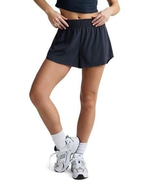 Beyond Yoga Solemate Run Shorts - Blue