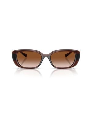 Versace 56Mm Pillow Sunglasses - Brown