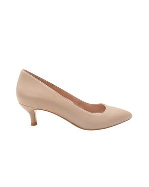 Ally Shoes Kitten Heel Pump - Pink
