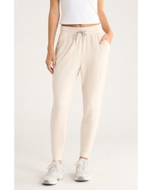 Free Fly Brushed Fleece Sweatpants - White