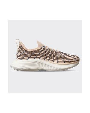 Athletic Propulsion Labs Techloom Zipline Light Fawn Chocolate Sneaker - White