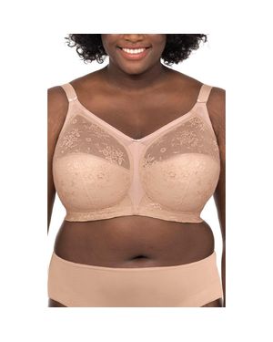Goddess Verity Wireless Full Figure Bra - Brown