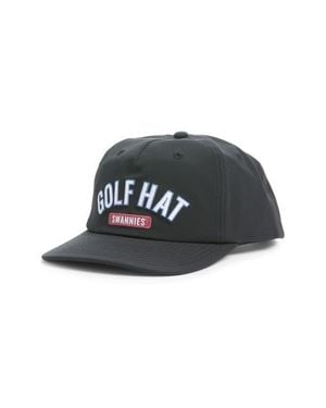 Swannies Charm Snapback Golf Hat - Black