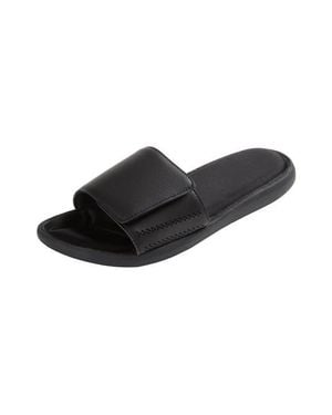 Kingsize Memory Foam Slide Sandal - Black