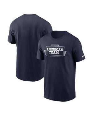 Nike Dallas Cowboys Primetime Local Essential T-Shirt - Blue