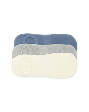 Nordstrom 3-Pack Everyday No-Show Socks - Blue